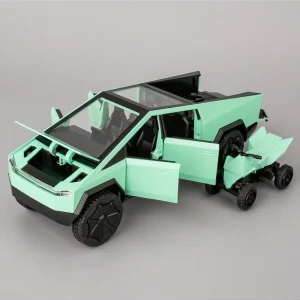 1:32 Scale Zinc Alloy Pickup SUV Model Toy With $Ound Lights And Pull-BackChristmas Surprise Toy Car For Birthday Gifts For Boys And Girls